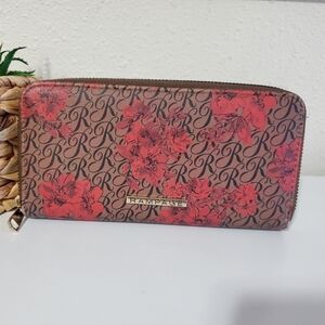 Rampage Cheetah Red Ladies Womens Wallet Fits..